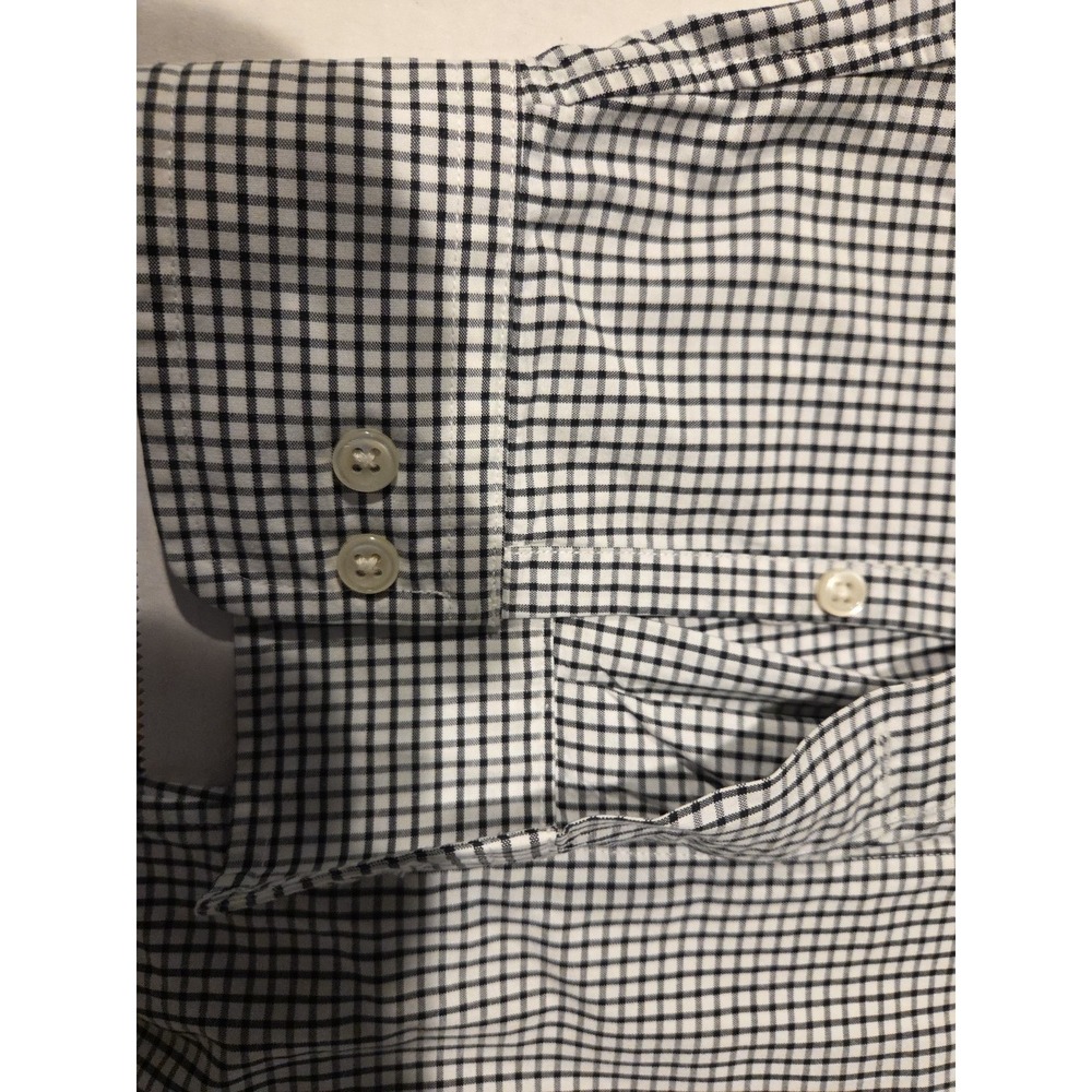 Men's‎ XL Polo Ralph Lauren Button Down Blue Checkered Shirt Long Sleeve Preppy - Picture 5 of 6